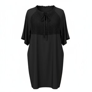 Elegant Black Tunic Dress